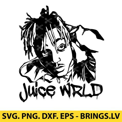 Juice Wrld Svg Premium And Free Svg Dxf Png Cut Files For Cricut