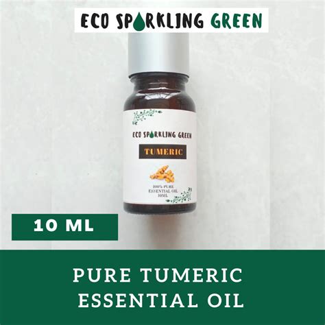 Pure Turmeric Essential Oil Eco Sparkling Green