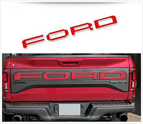 Buy Tacraft Fv02 Raptor Svt F 150 Trunk Tailgate Letter Vinyl Stickers