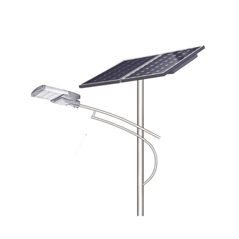 Split Solar Street Light 100w Luxman Solar Panel Orientation Adjustable