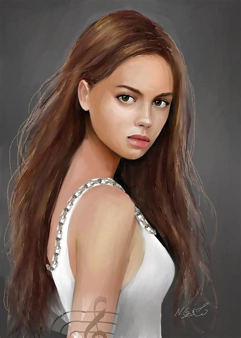Beautiful Girl Digital Art By Nesrin Gulistan Fine Art America