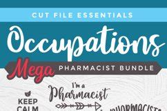 Pharmacist svg bundle - 8 pharmacy svg files for crafters