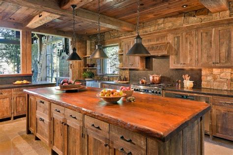 15 Warm And Cozy Rustic Kitchen Designs For Your Cabin Tuscan Kitchen