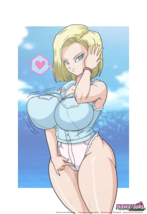 Rule 34 1girls Android 18 Animated Blonde Blonde Hair Blue Eyes