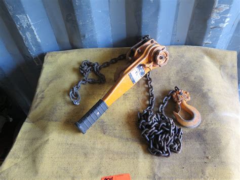 Harrington 1 12 Ton Lever Chain Hoist Lb015 Oahu Auctions