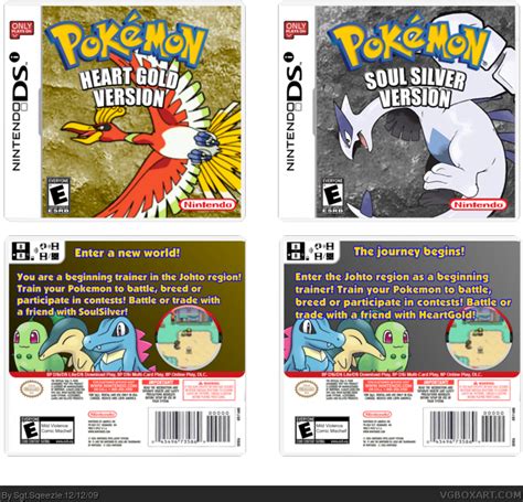 With a touch of boosted graphics, features and an updated pokedex. Pokemon: HeartGold and SoulSilver Nintendo DS Box Art ...