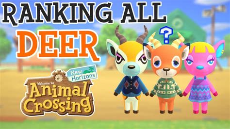 Ranking All Deer Villagers In Animal Crossing New Horizons Who Is The