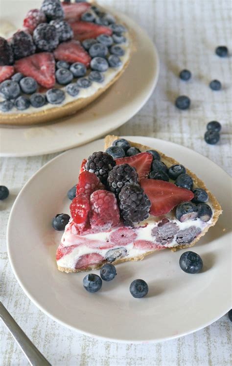 Summer Desserts Easy Frozen Mixed Berry Vanilla Custard Pie Recipe