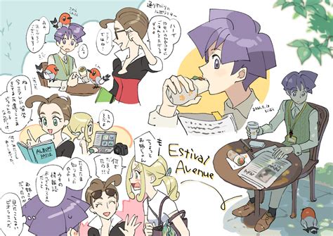 Fletchling Viola Bugsy And Alexa Pokemon And More Drawn By Nibo Att Danbooru