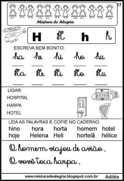 Atividades Para Educação Infantil Com A Letra H Free Download Wallpaper