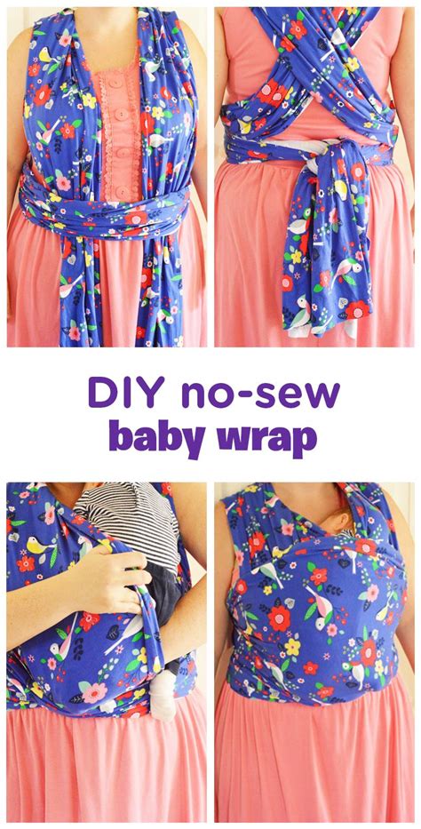 How To Make Your Own No Sew Moby Wrap Sew Baby