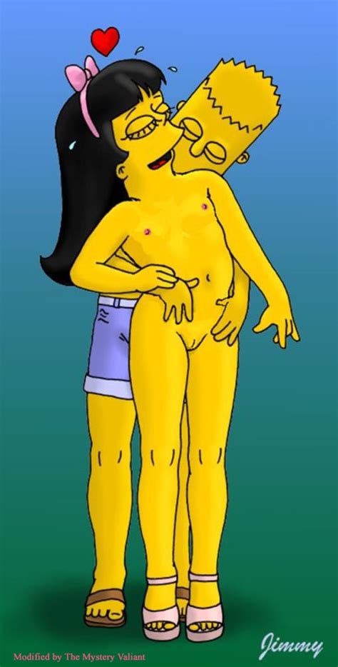 Rule 34 Bart Simpson Black Hair Female Hairbow Human Jessica Lovejoy