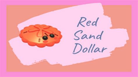 Whats A Red Sand Dollar Worth In Adopt Me Adopt Me Trade Checker