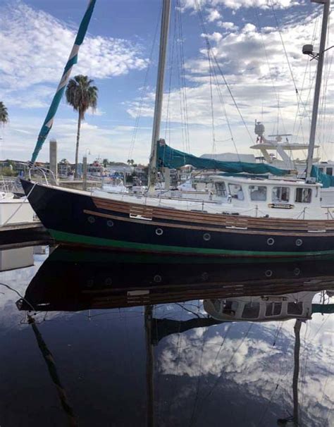 Life on board has never been so simple and comfortable. 1977 Used Fisher 37 Pilothouse Motorsailer Sailboat For ...