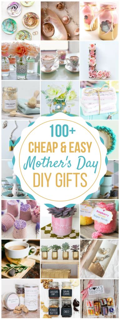 Mother's day is one of those holidays that creeps up quickly. 100 Cheap & Easy DIY Mother's Day Gifts - Prudent Penny ...