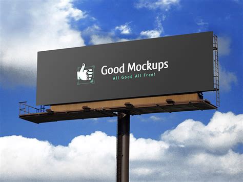 Free Realistic Outdoor Advertising Billboard Mockup Psd On Behance