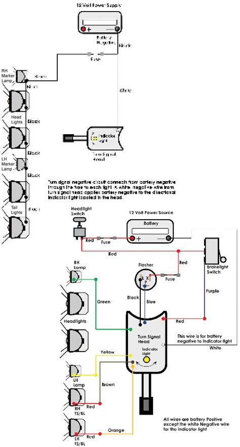 Turn Signal Wiring Diagrams 3 Wire Brake Light Turn Signal Wiring