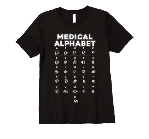 Trending Medical Alphabet Funny For Doctors Nurses Chemists T Shirts