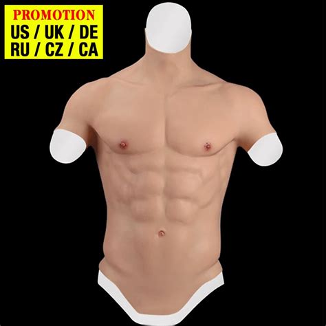 Dokier Silicone Realistic False Fake Muscle Belly Body For Cosplayers Artificial Simulation