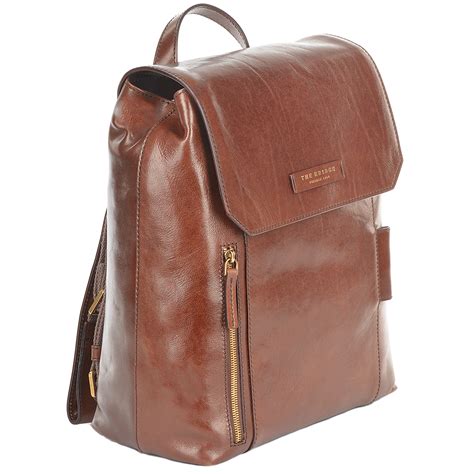 Brown Leather Backpack Women Iucn Water