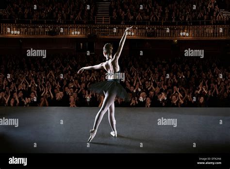Ballerina Performing On Stage In Theater Stock Photo 66802098 Alamy