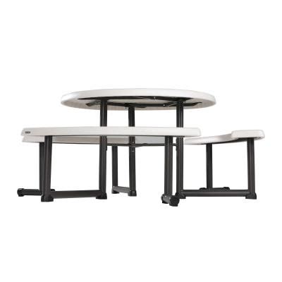 Check out our selection of lifetime picnic tables & outdoor tables at webstaurantstore! Lifetime 44-Inch Round Picnic Table