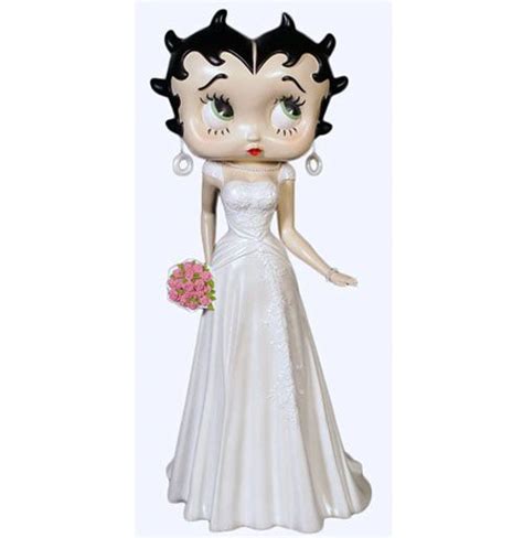 Betty Boop Wedding Statue 3ft Fiftiesstorenl