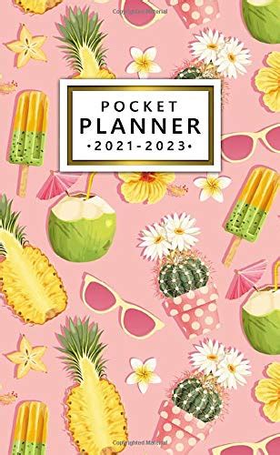 Buy 2021 2023 Pocket Planner Summer Party 2021 2023 Monthly Planner Organizer With Vision