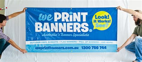 Outdoor Vinyl Banner We Print Banners Australias