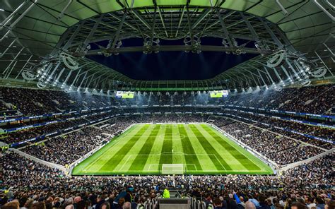 Are you trying to find football stadium background hd? Download wallpapers Tottenham Hotspur Stadium, match, HDR ...
