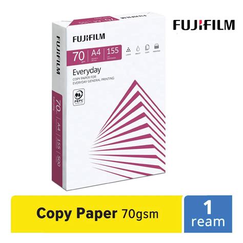 Fujifilm Everyday A4 Paper 70gsm 1 Ream 500 Sheets Shopee Malaysia