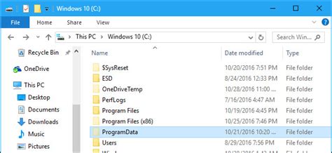 What Is The Programdata Folder On Windows
