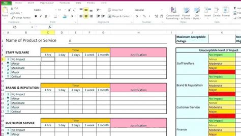 Bia Template Excel