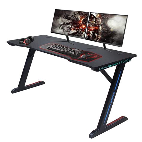 Buy Bizzoelife 60inch Gaming Desk Large Computer Table Ergonomic Z