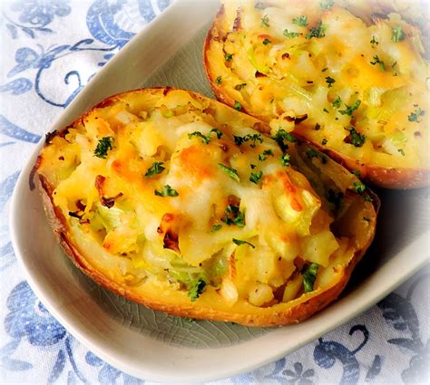 Twice Baked Potatoes With Leeks Cheese The English Kitchen Hot Sex Picture