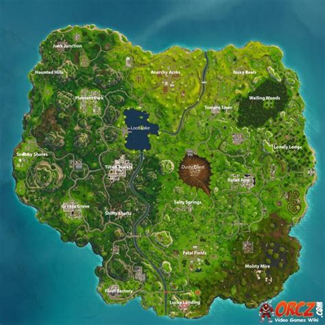 However, if you open up fortnite right now, the first things you'll notice are the changes and additions to the game's map. Fortnite Battle Royale: Map - Orcz.com, The Video Games Wiki