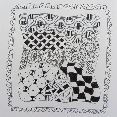 Zentangle By Nancy Domnauer Zentangle Patterns Tangle Art Doodles