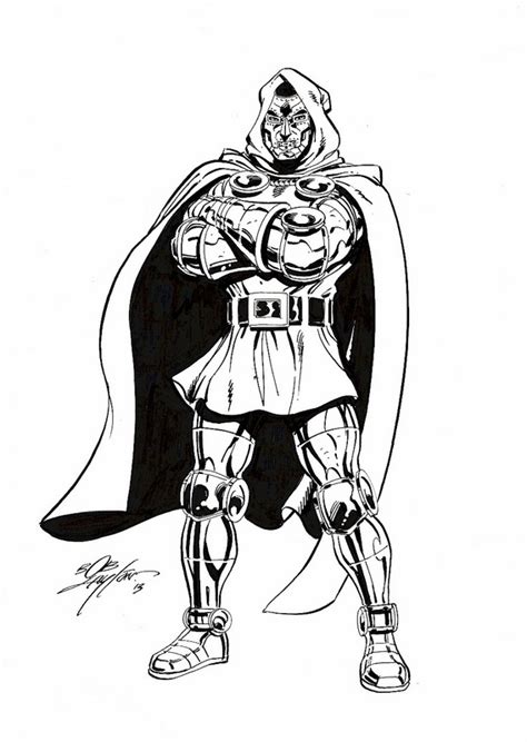 Dr Doom Bob Layton In Thierry Saubusses Sketches Comic Art Gallery