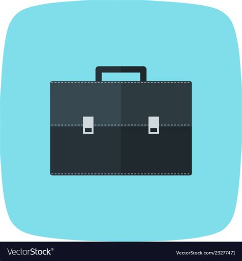 Briefcase Icon Royalty Free Vector Image Vectorstock