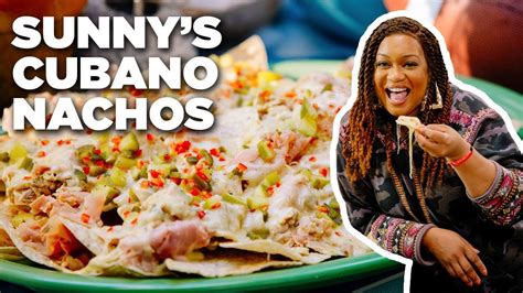 In a large bowl, combine all ingredients and spread evenly into the full sheet to flatten. Cubano Nachos with Sunny Anderson | Food Network - Cooking ...