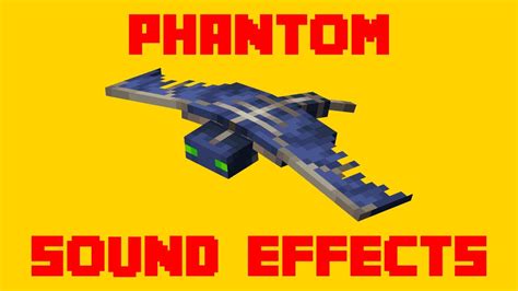 Minecraft Phantom Sound Effects All Phantom Sfx For Editing Youtube