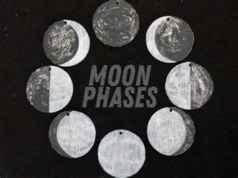 Learning About Moon Phases Diy Moon Phase Banner Glimmersnaps