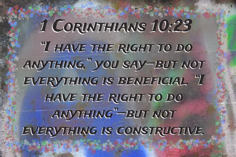 1 Corinthians 1023 Niv By Christcentric On Deviantart
