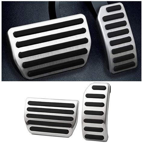 Stainless Steel Gas Fuel Brake Pedal Pads Cover For Volvo Xc60 Xc70 V60