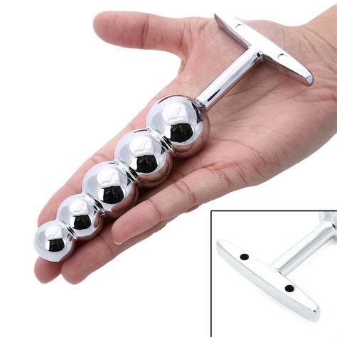 anal beads dildo stainless steel anal butt plugs anal trainer toys women toy ebay