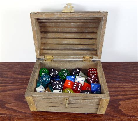 Dungeons And Dragons Dice Box Medium Wooden Dice Box Dnd Dice Box