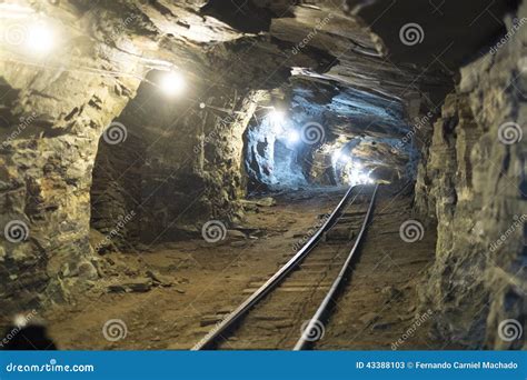 Gold Mine Tunnels Stock Image Image Of Underground Tunnel 43388103