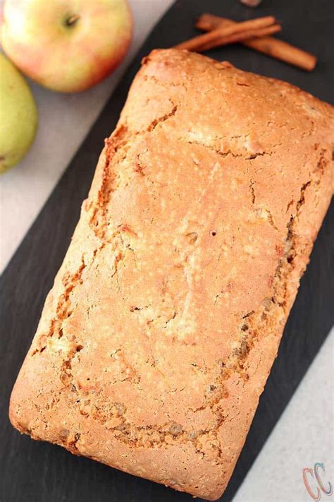 It is moist, delicious and perfect for fall baking. Moist Eggless Apple Pear Cinnamon Bread - Cooking Carnival
