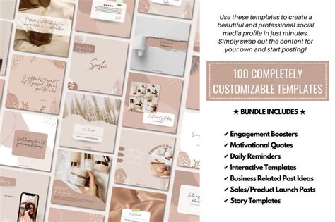 Nude Instagram Templates Editable In Canva Notification Template