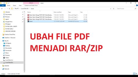 MERUBAH FILE PDF WORD DLL MENJADI ZIP ATAU RAR YouTube